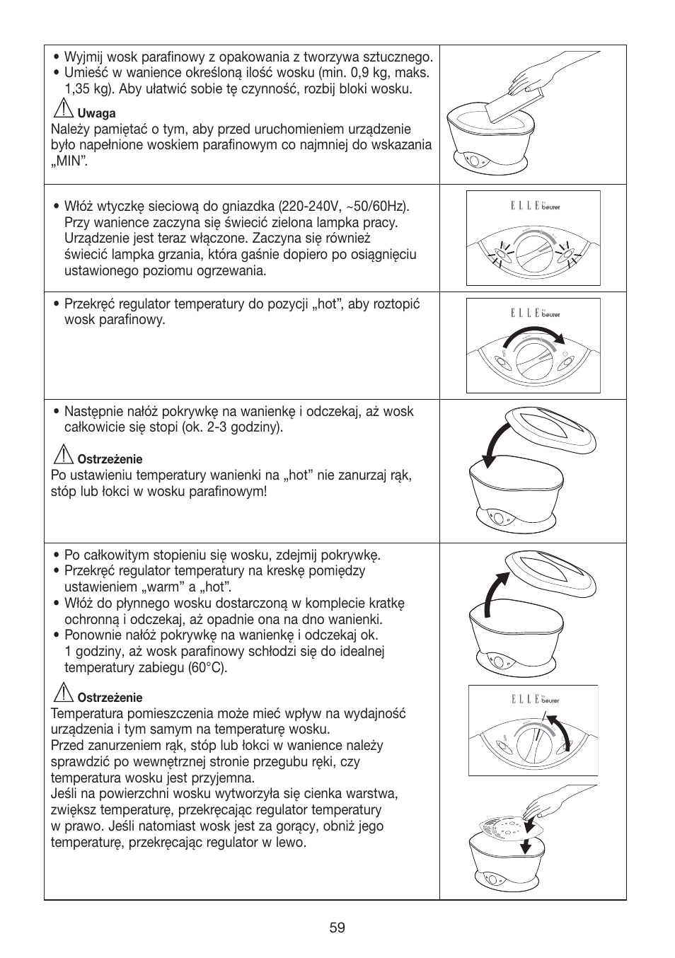 Beurer MPE 70 User Manual | Page 59 / 84