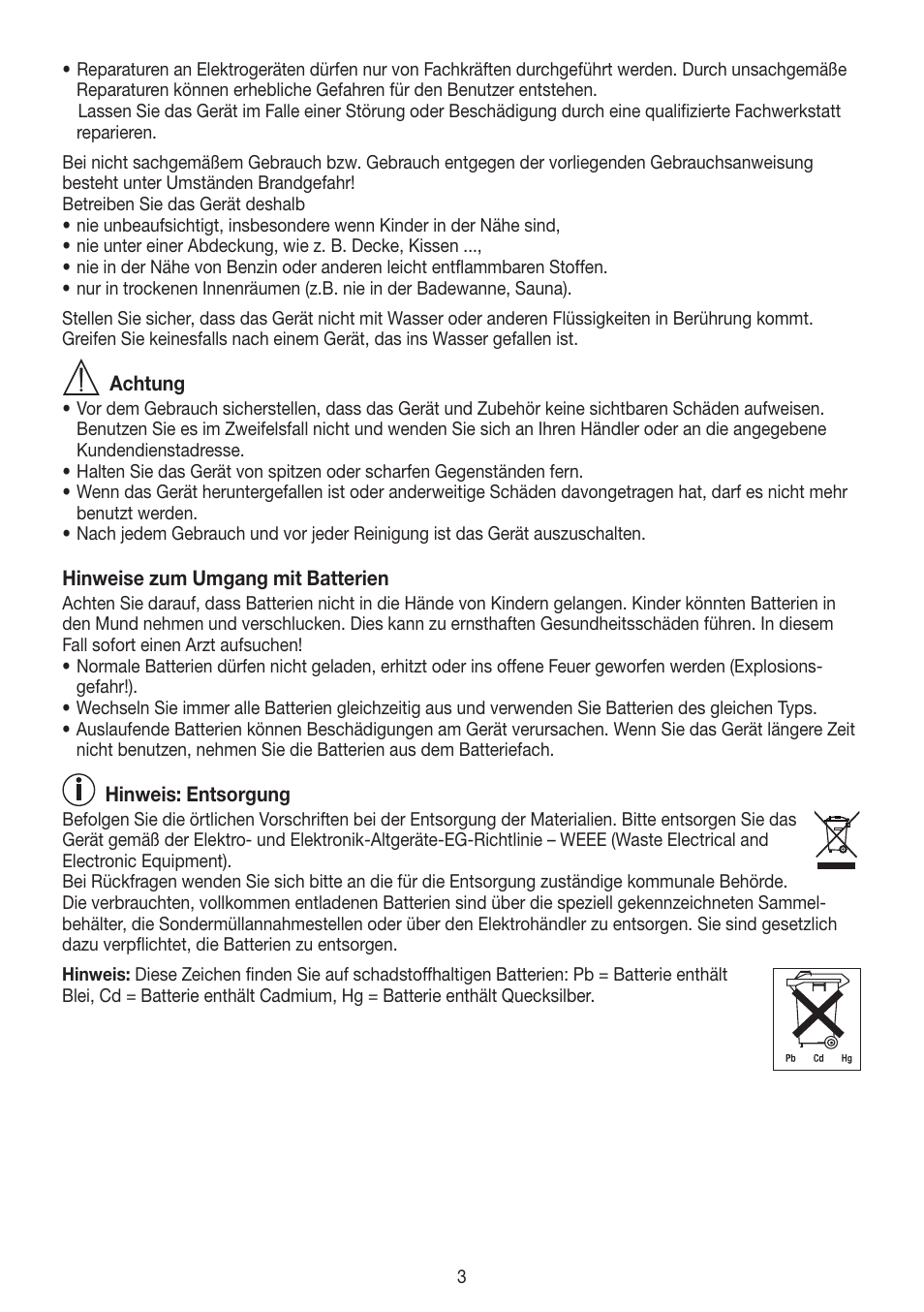 Beurer BS 89 User Manual | Page 3 / 36