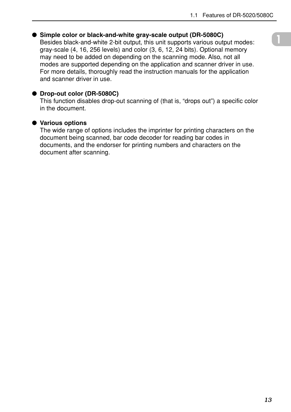 Canon DR-5020 User Manual | Page 14 / 95