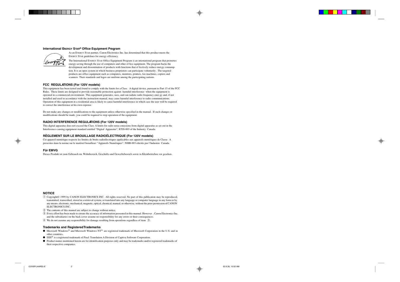 Canon DR-5020 User Manual | Page 2 / 95