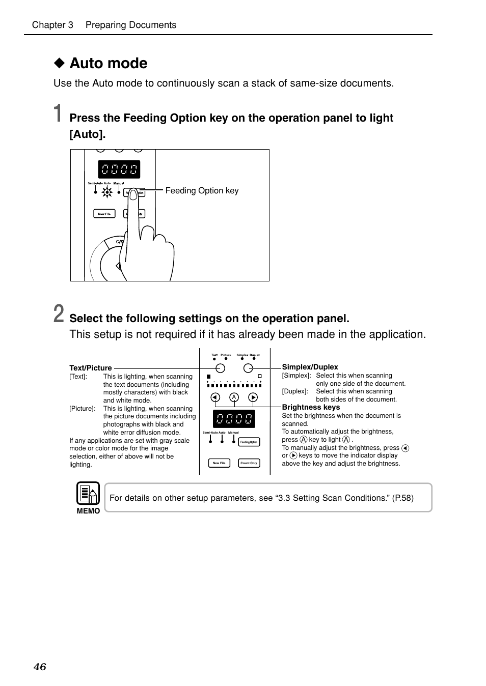 Auto mode | Canon DR-5020 User Manual | Page 47 / 95