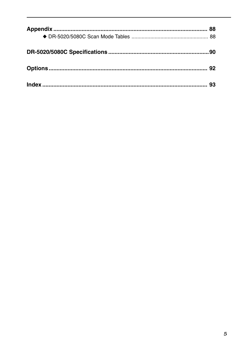 Canon DR-5020 User Manual | Page 7 / 95