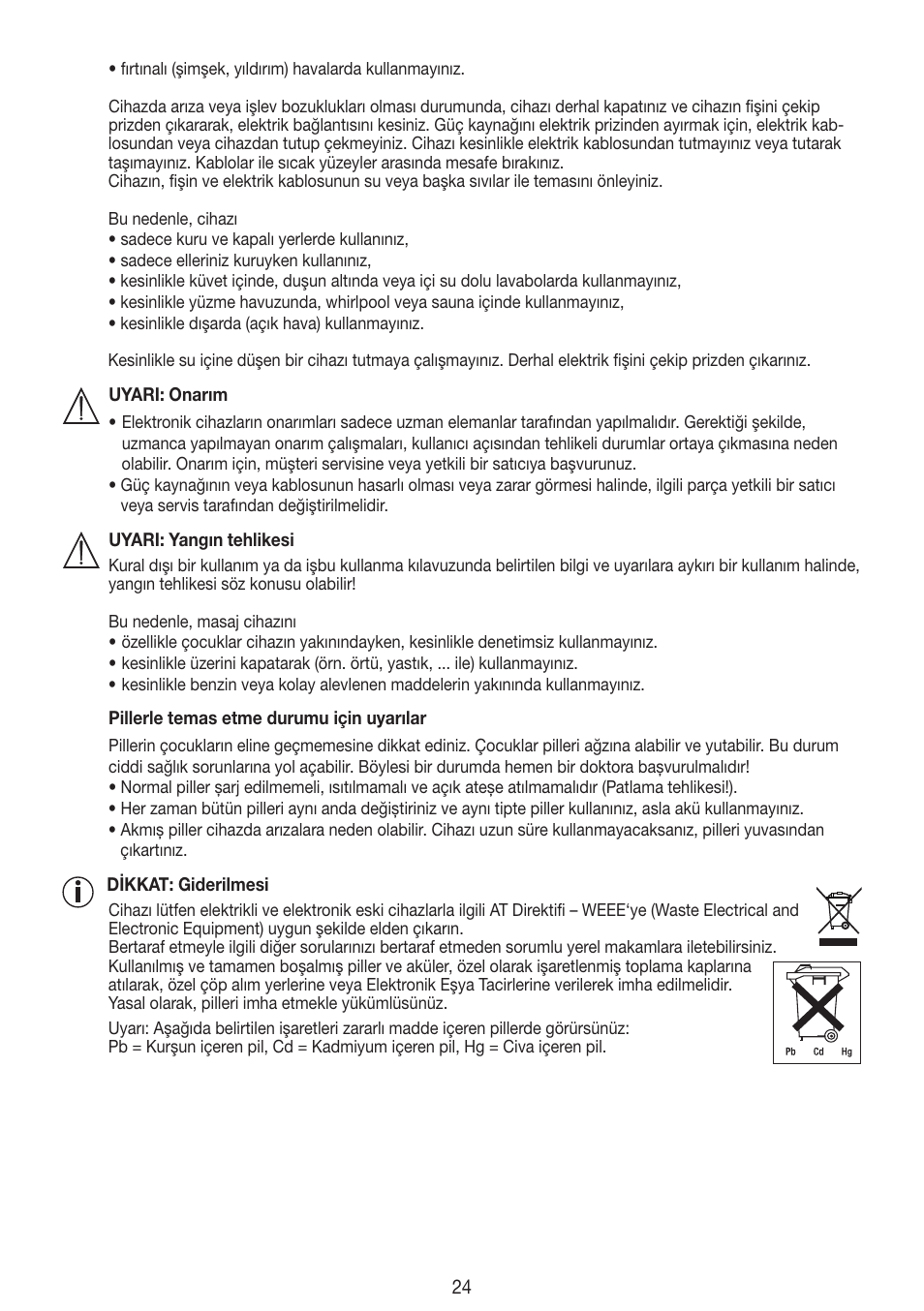 Beurer BS 99 User Manual | Page 24 / 48