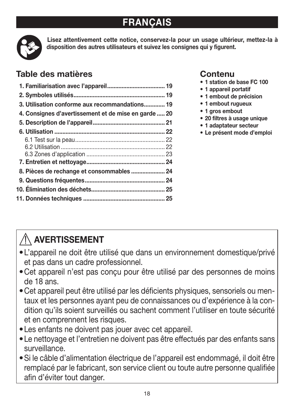 Beurer FC 100 User Manual | Page 18 / 64