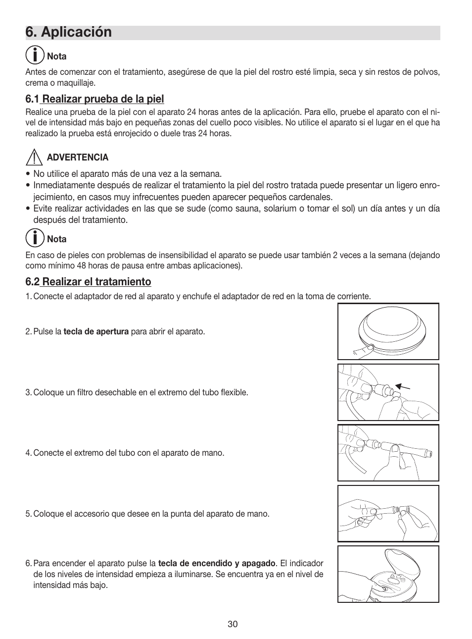 Aplicación | Beurer FC 100 User Manual | Page 30 / 64