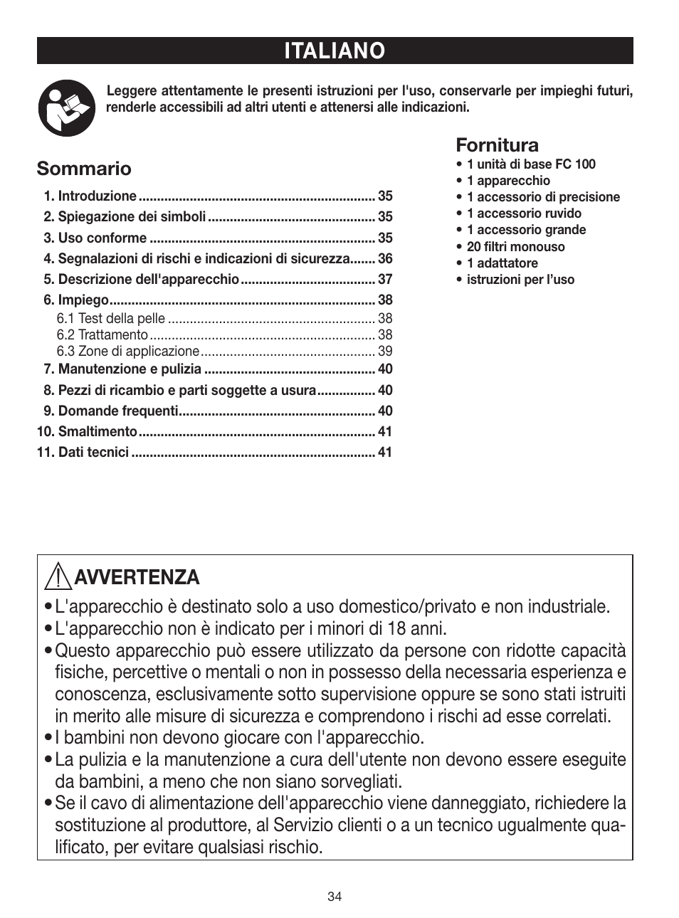 Beurer FC 100 User Manual | Page 34 / 64