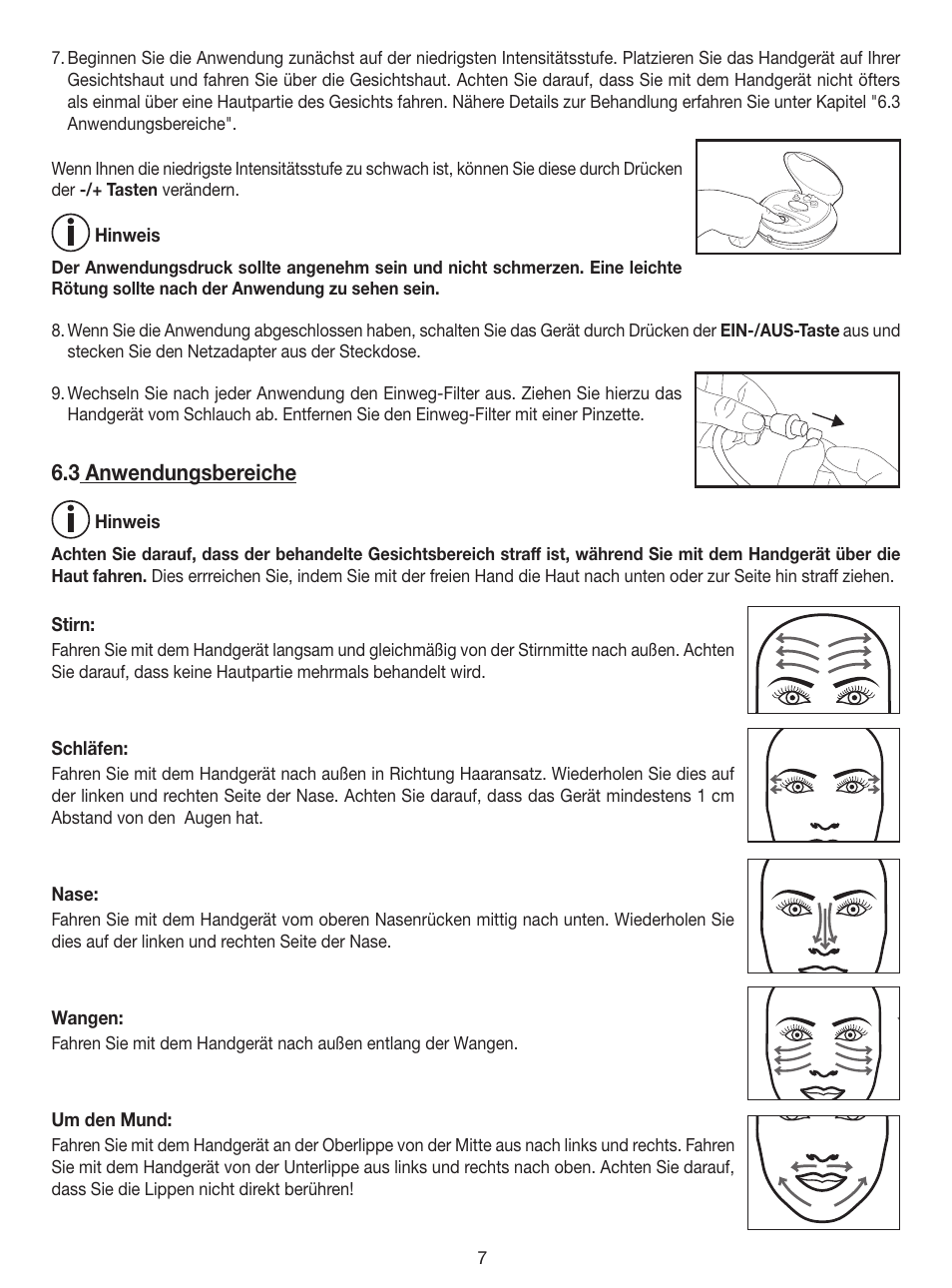 3 anwendungsbereiche | Beurer FC 100 User Manual | Page 7 / 64