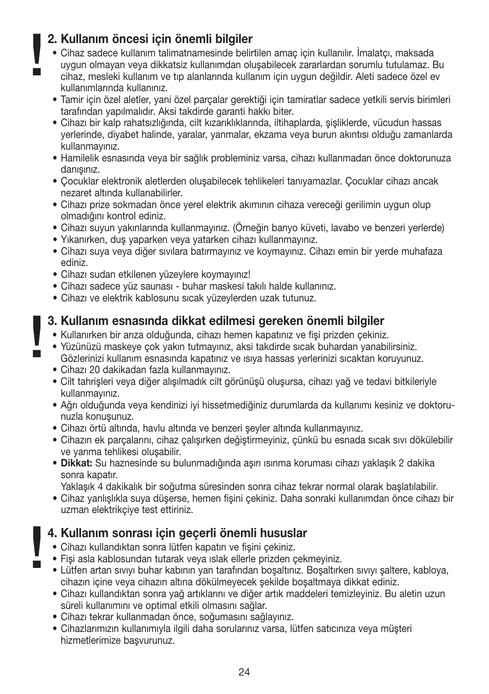 Beurer FS 50 User Manual | Page 24 / 48