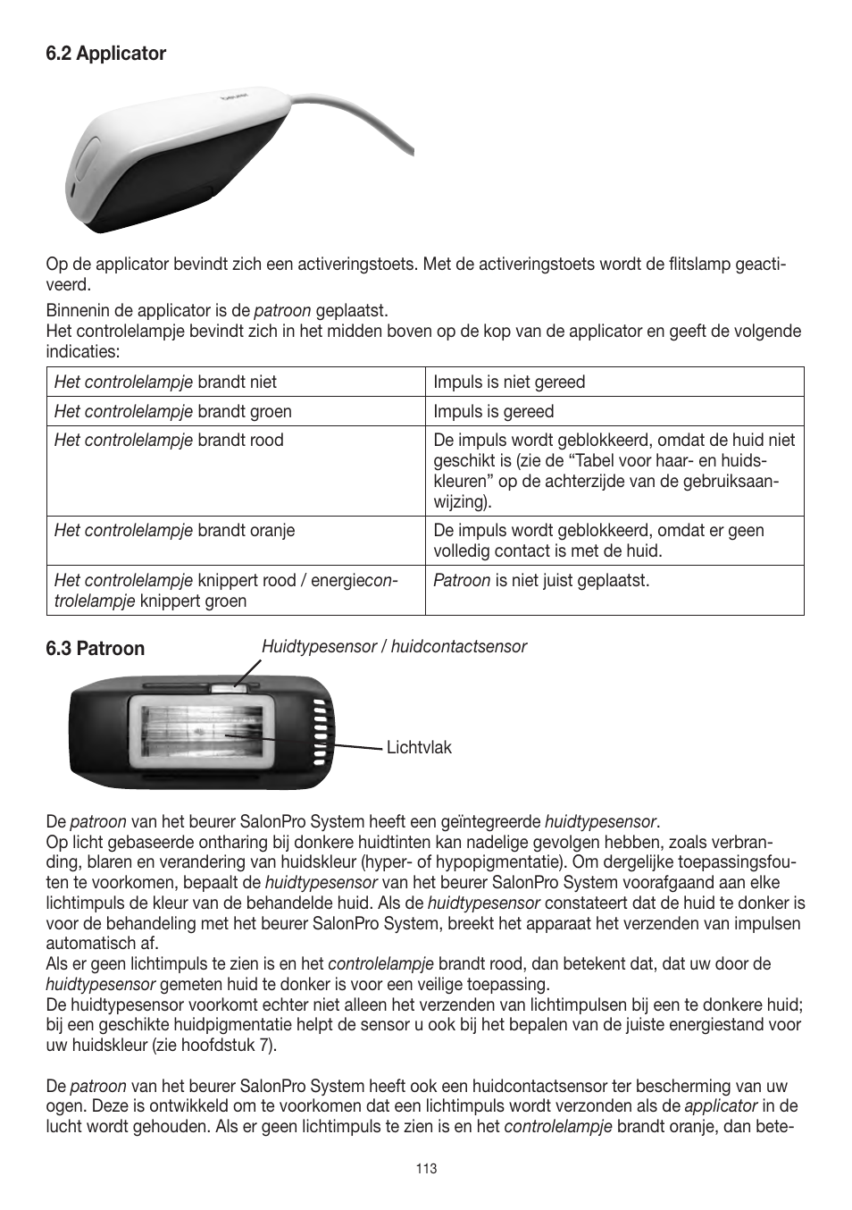 Beurer IPL 10000+ User Manual | Page 113 / 128