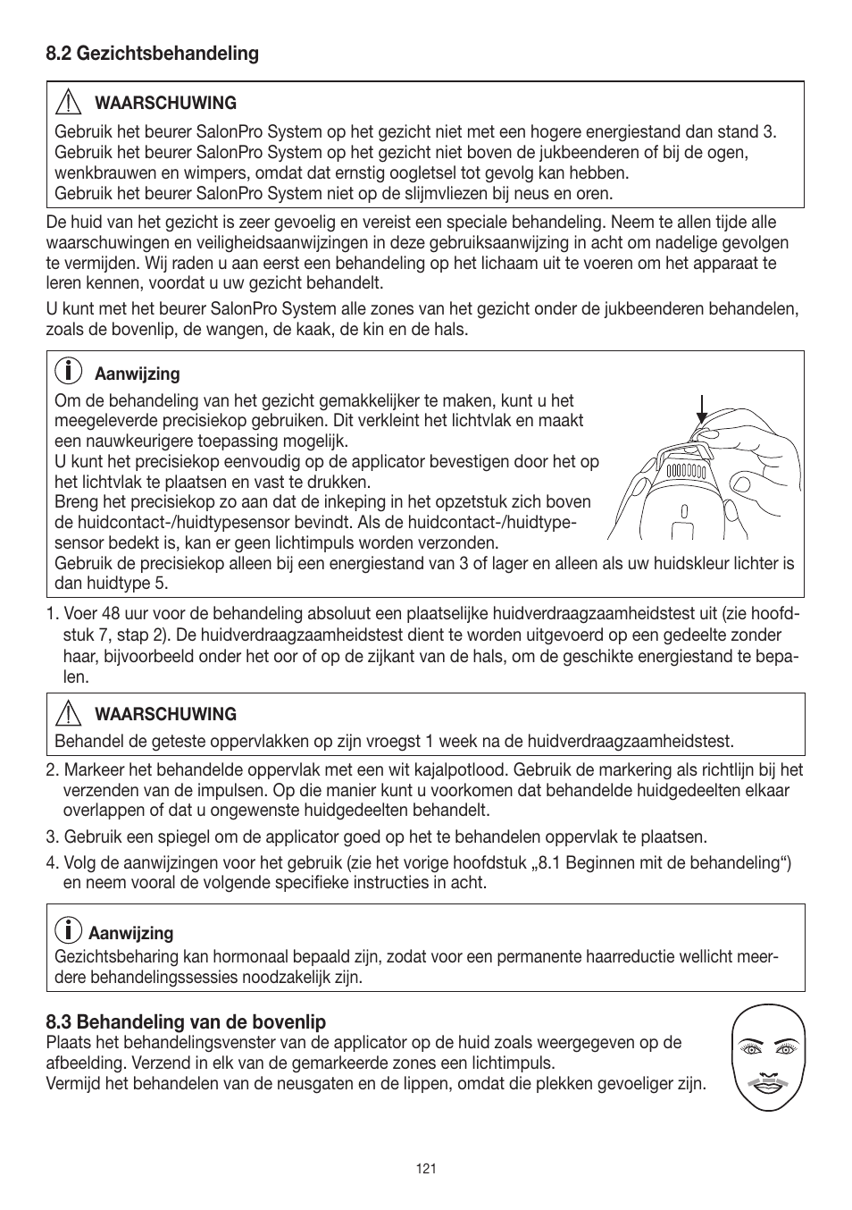 Beurer IPL 10000+ User Manual | Page 121 / 128