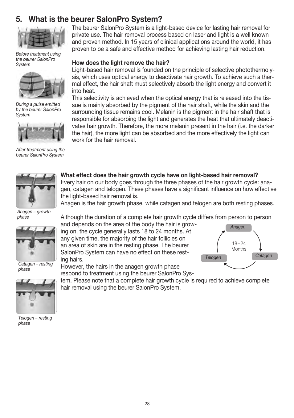 What is the beurer salonpro system | Beurer IPL 10000+ User Manual | Page 28 / 128