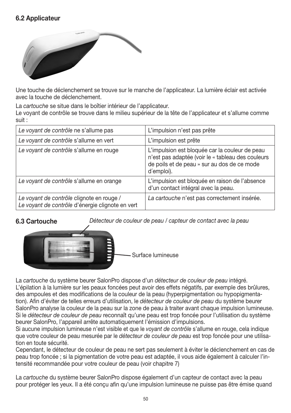 Beurer IPL 10000+ User Manual | Page 50 / 128