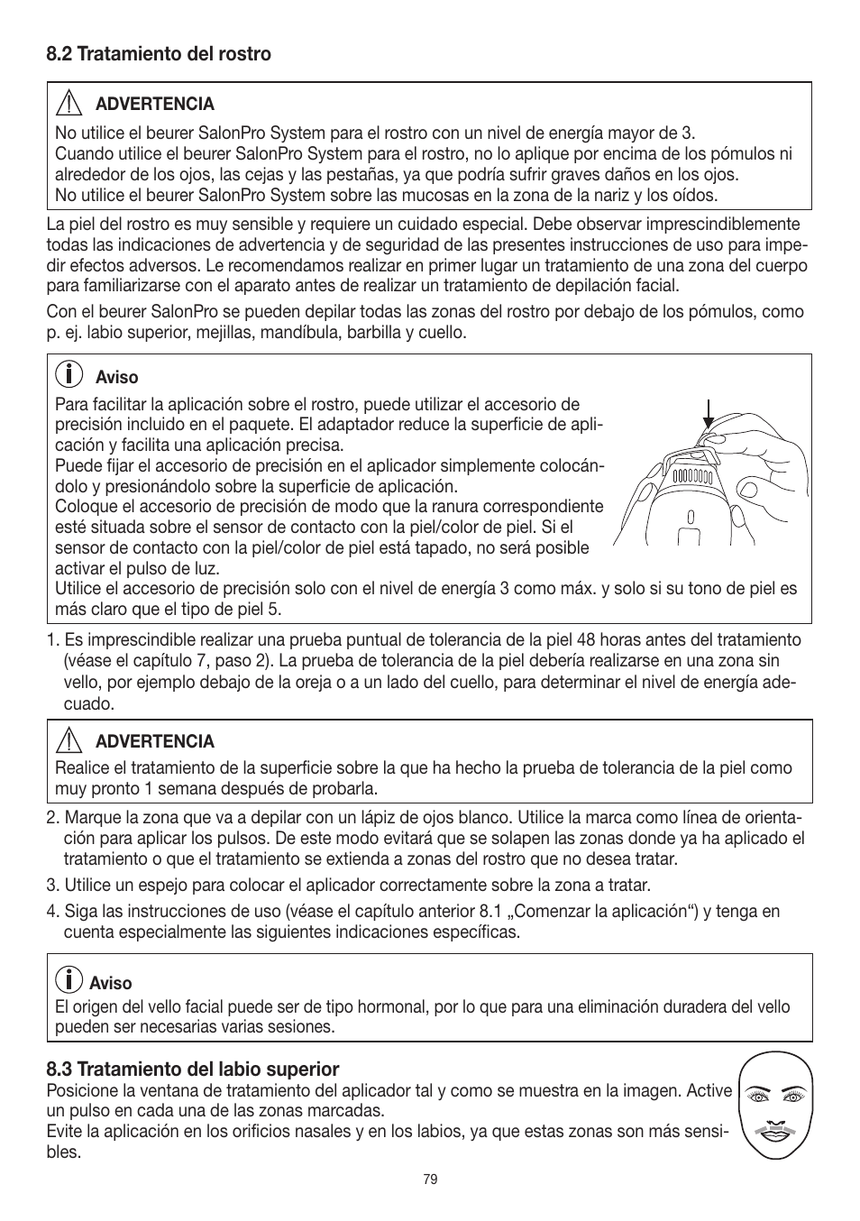 Beurer IPL 10000+ User Manual | Page 79 / 128