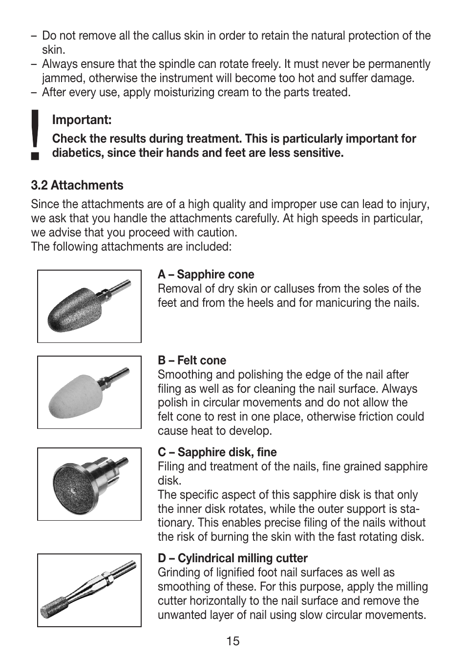 Beurer MP 62 User Manual | Page 15 / 96