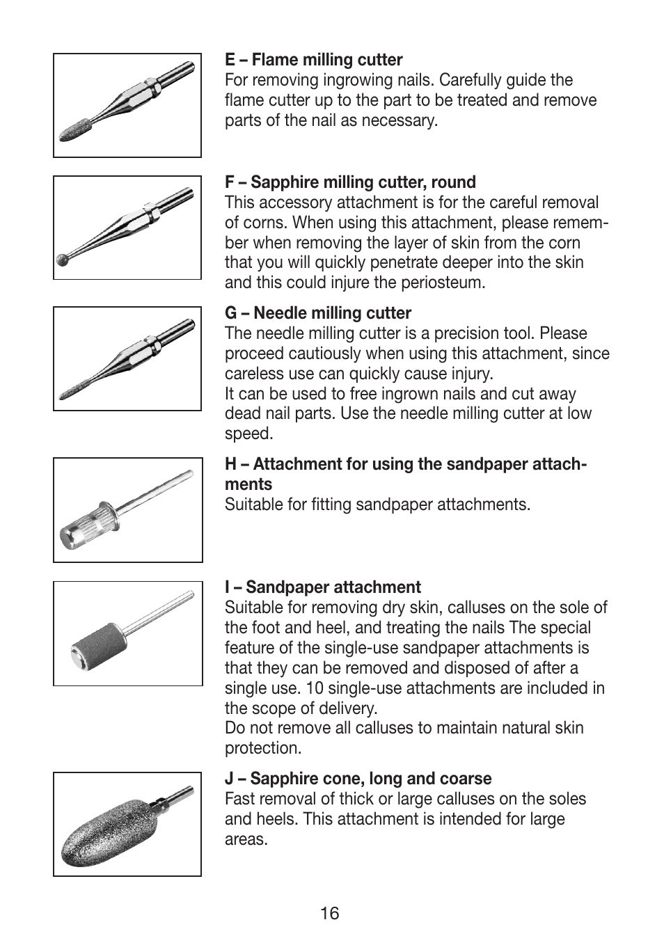 Beurer MP 62 User Manual | Page 16 / 96