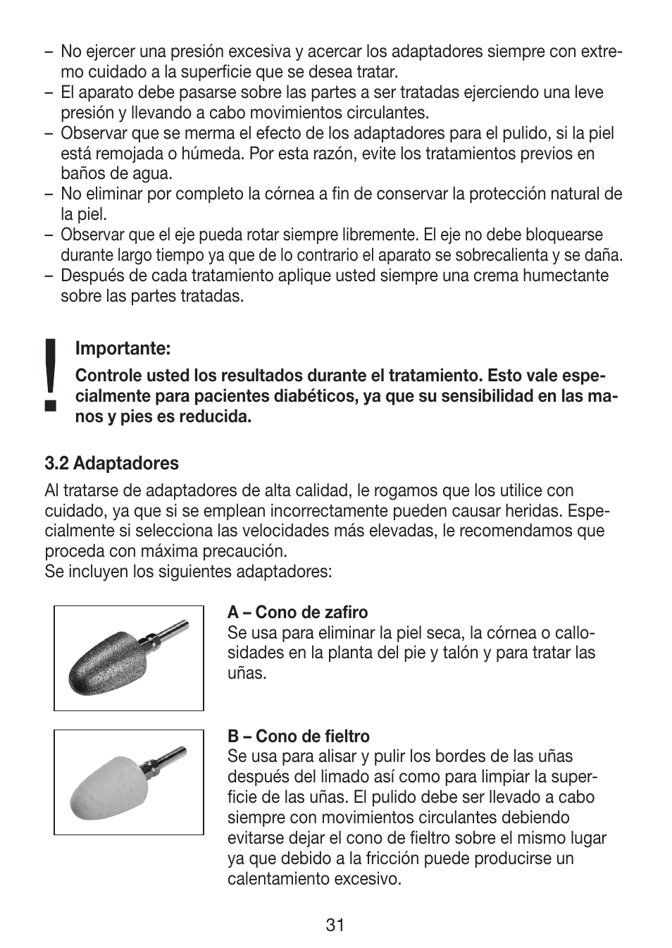 Beurer MP 62 User Manual | Page 31 / 96