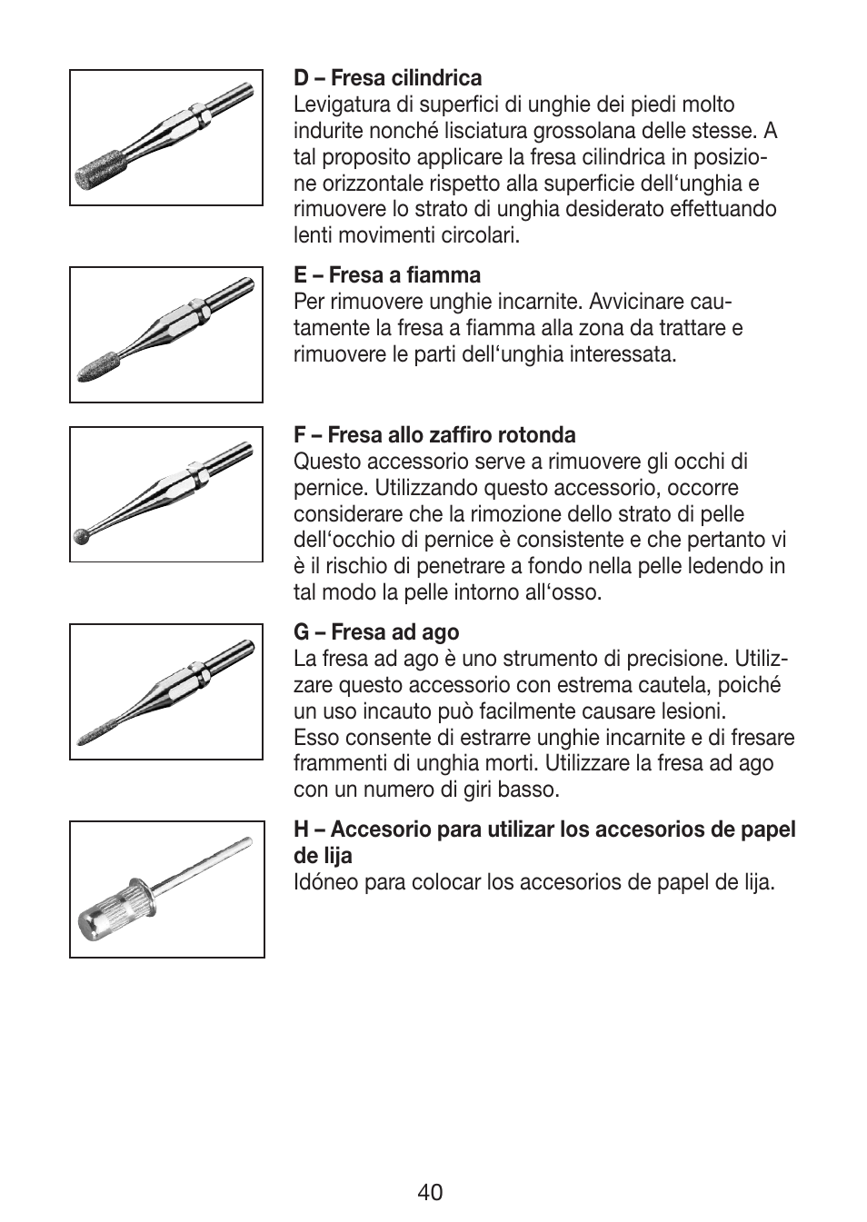 Beurer MP 62 User Manual | Page 40 / 96