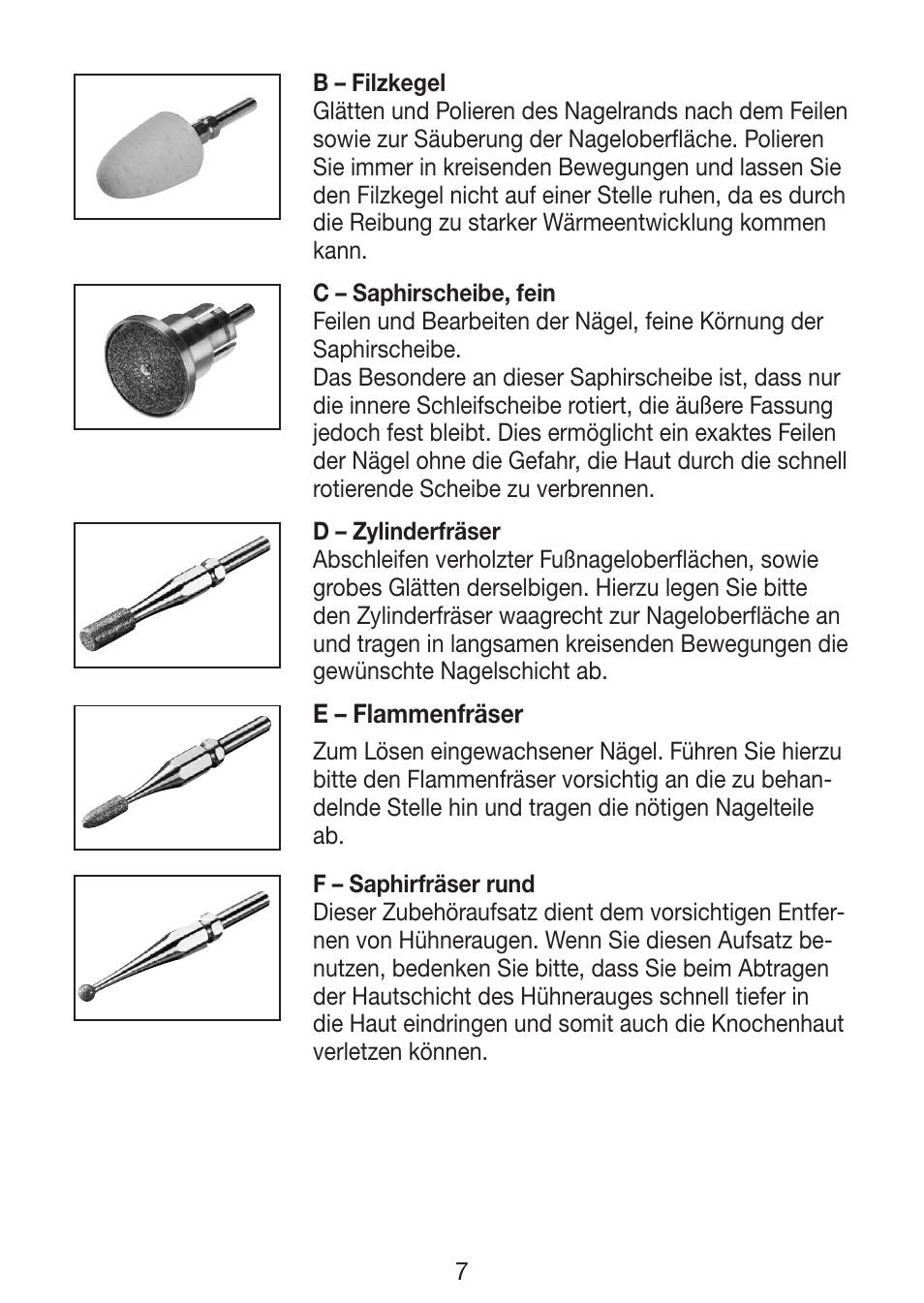 Beurer MP 62 User Manual | Page 7 / 96