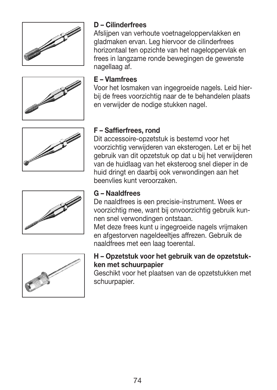 Beurer MP 62 User Manual | Page 74 / 96