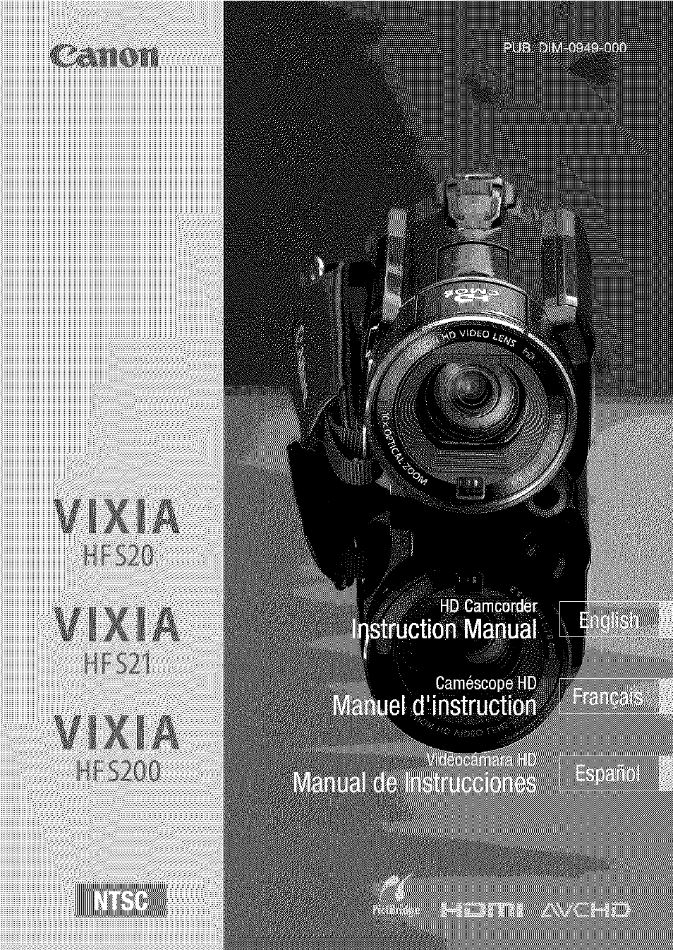 Canon HF S21 User Manual | 104 pages