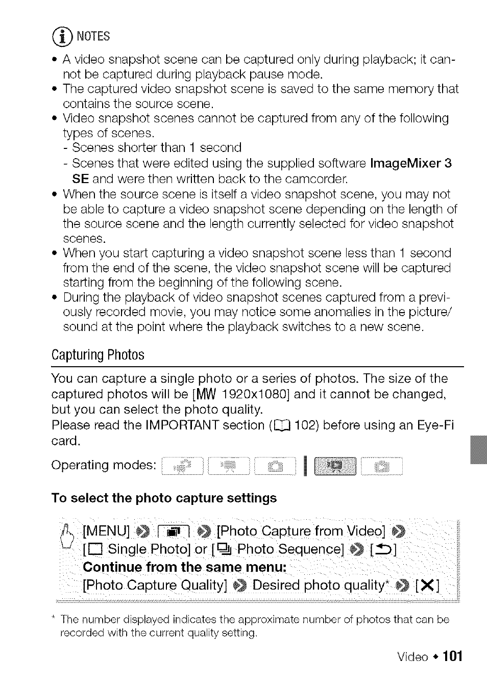Canon HF S21 User Manual | Page 101 / 104