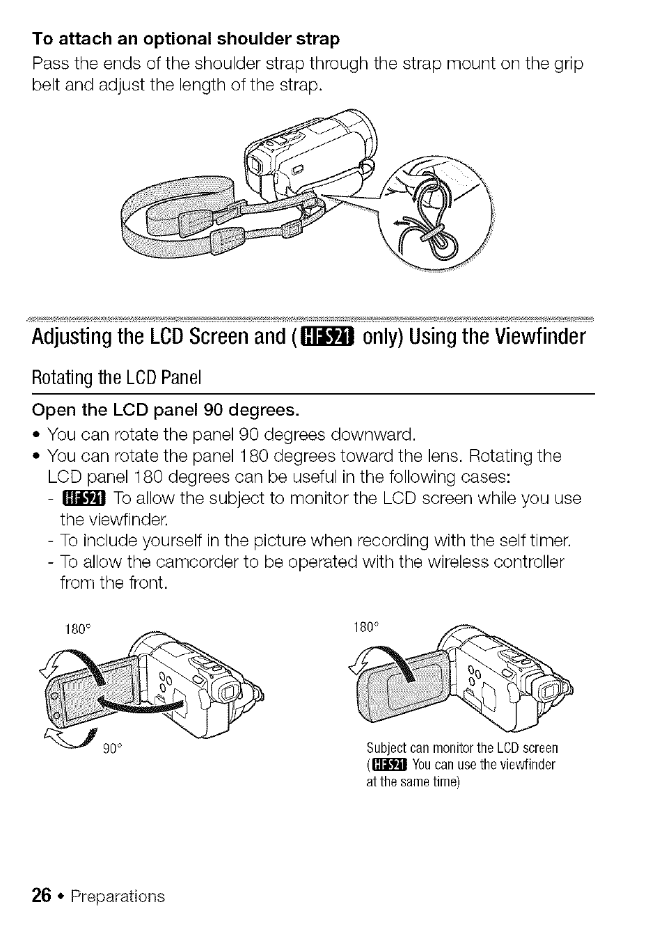 Canon HF S21 User Manual | Page 26 / 104