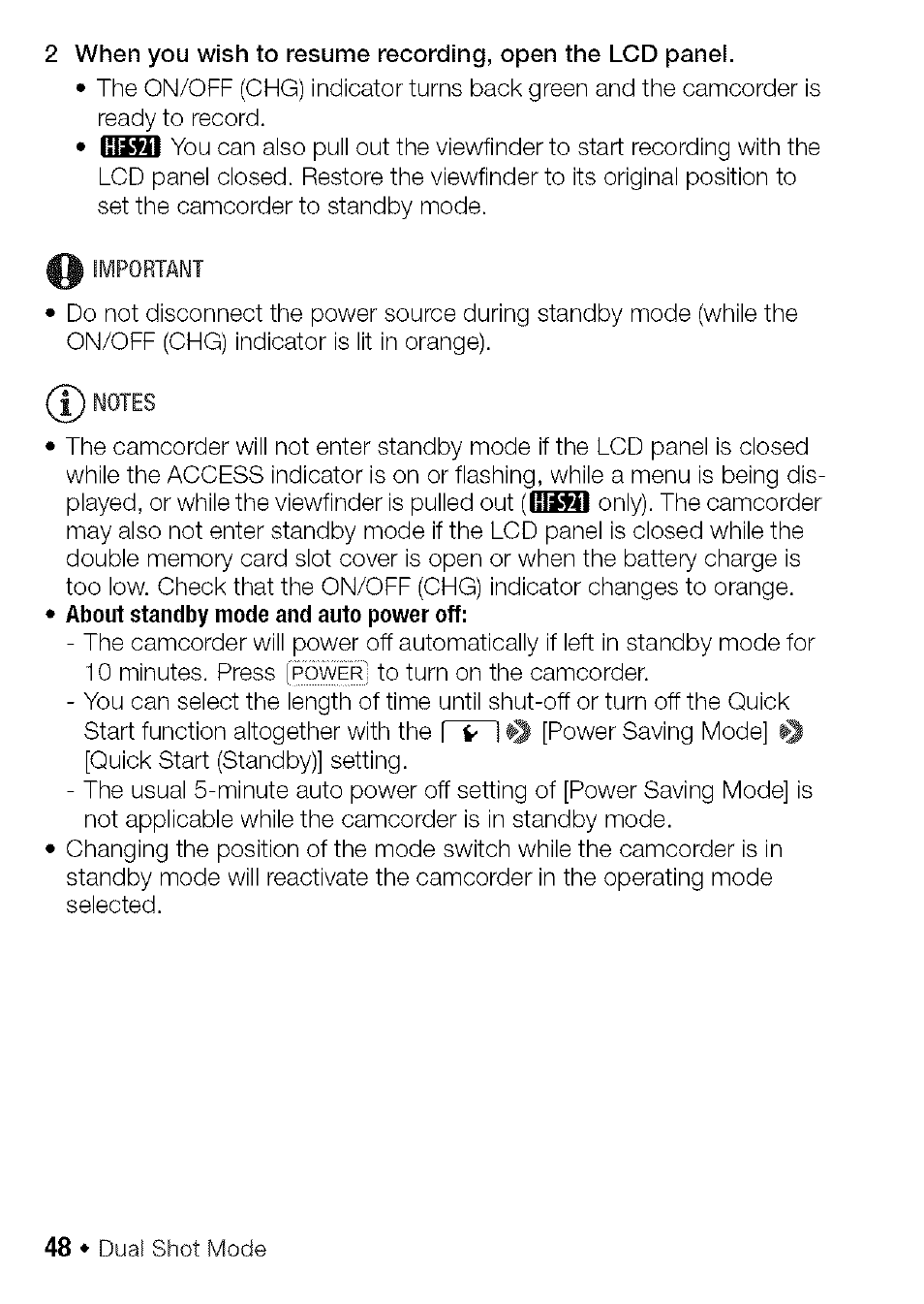 Canon HF S21 User Manual | Page 48 / 104