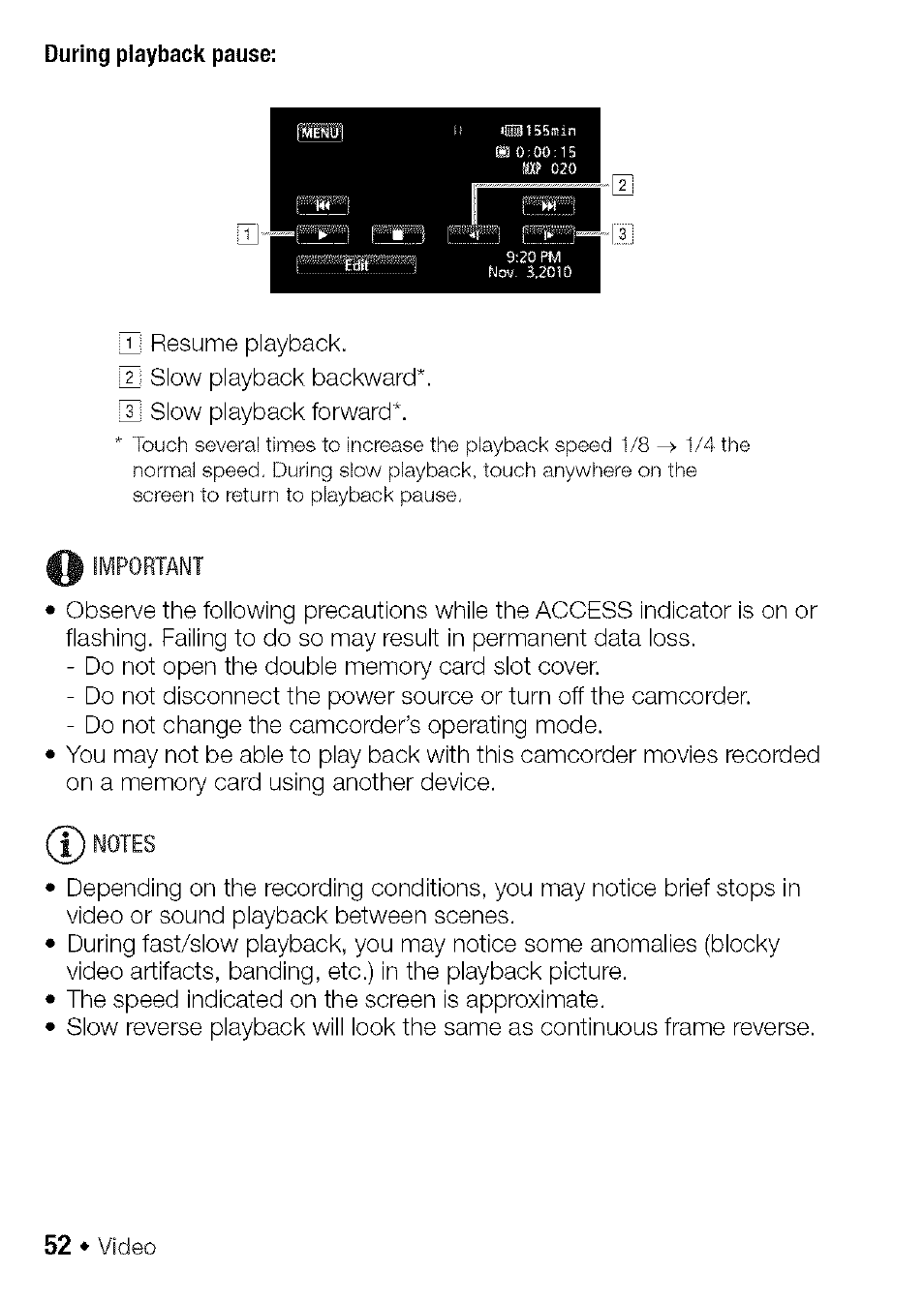 Canon HF S21 User Manual | Page 52 / 104