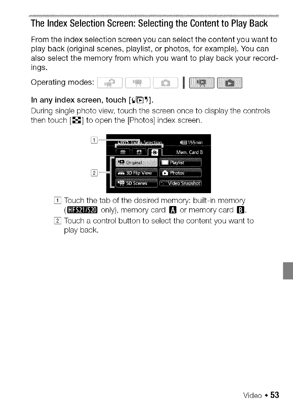 Canon HF S21 User Manual | Page 53 / 104