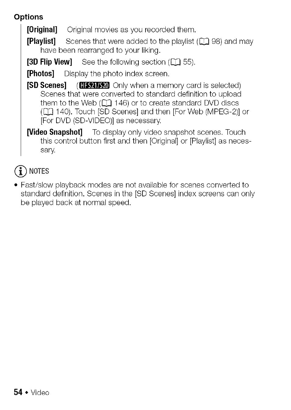 Canon HF S21 User Manual | Page 54 / 104