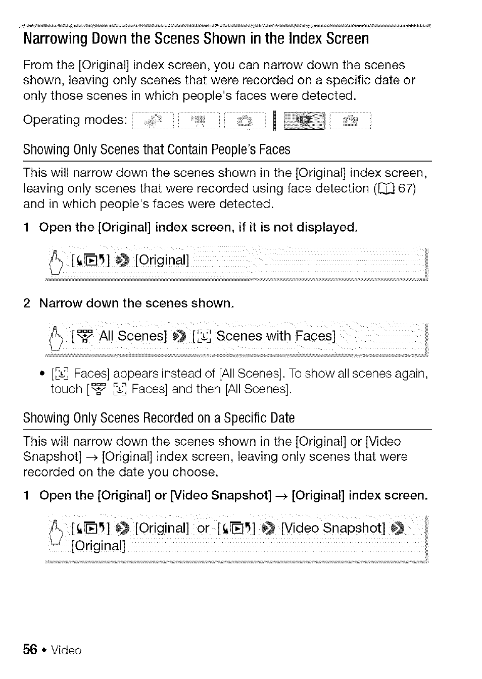 I | 1 | Canon HF S21 User Manual | Page 56 / 104