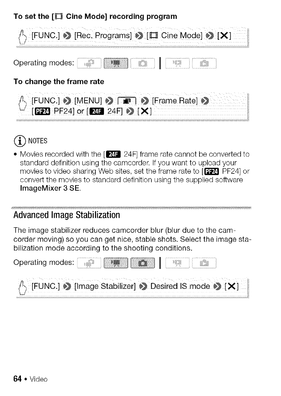 Canon HF S21 User Manual | Page 64 / 104