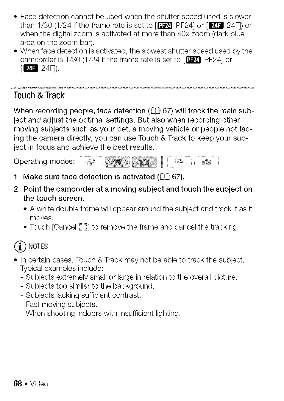 Canon HF S21 User Manual | Page 68 / 104