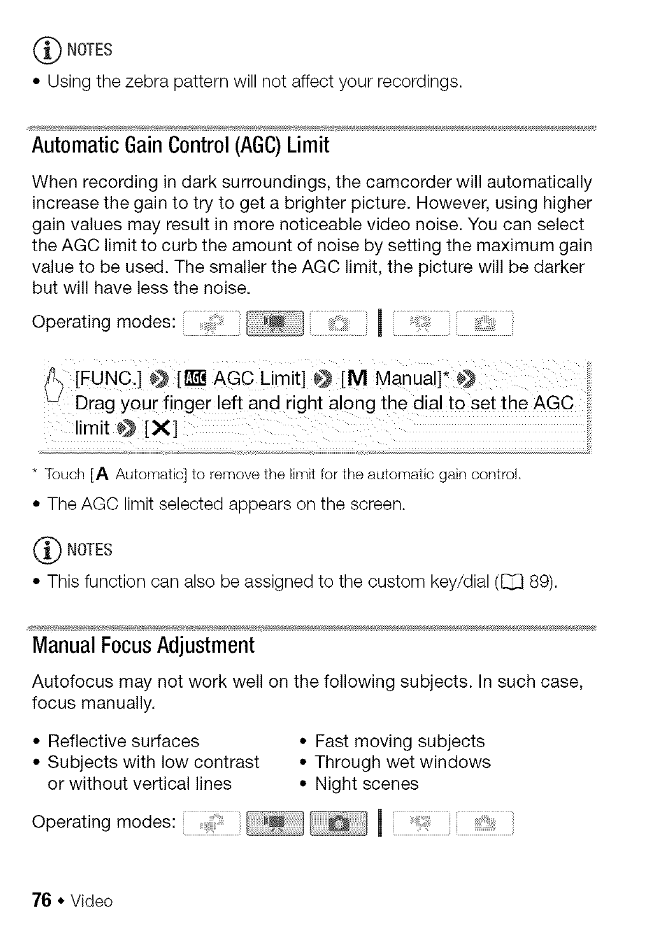 Canon HF S21 User Manual | Page 76 / 104