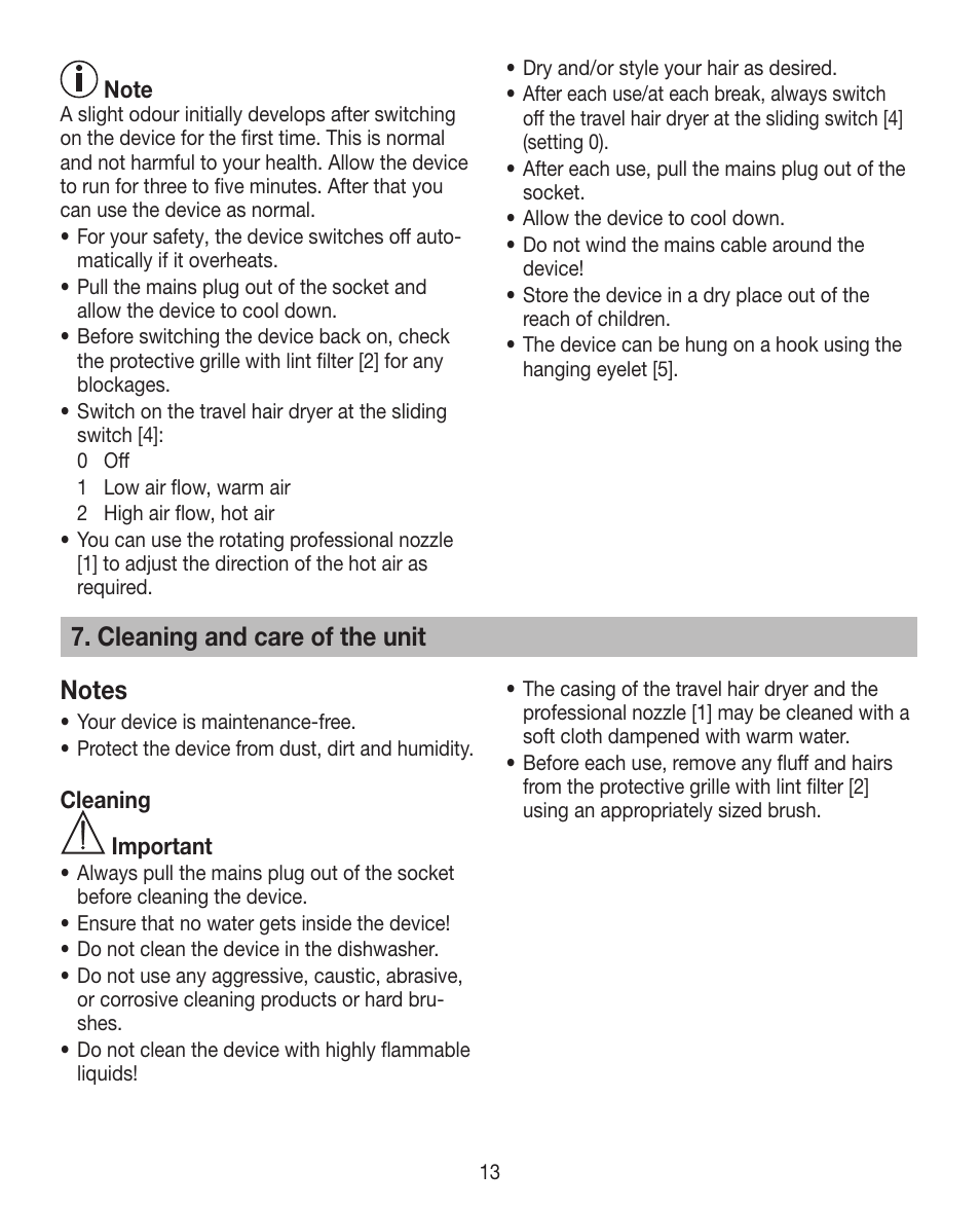 Beurer HDE 10 User Manual | Page 13 / 72