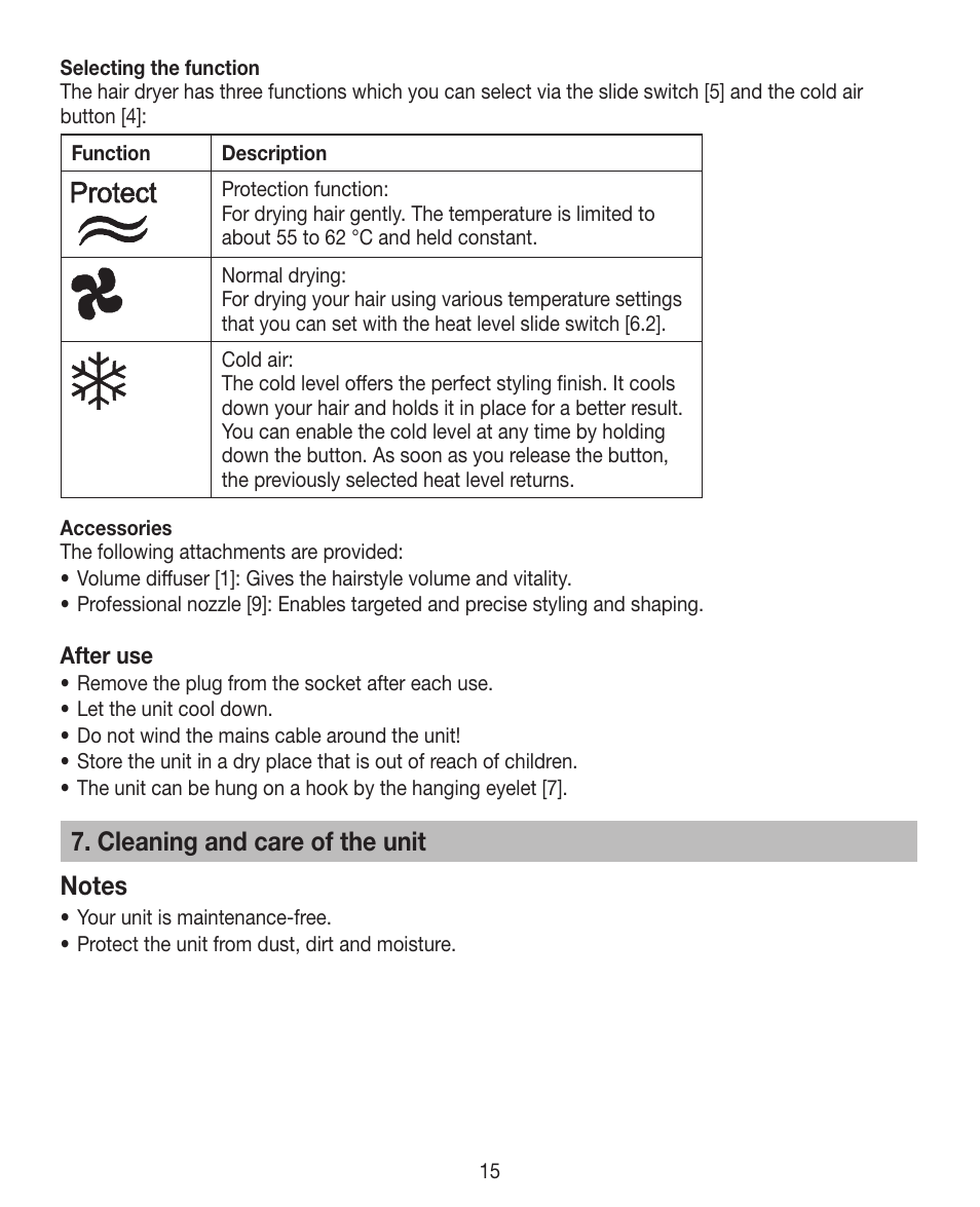 Beurer HDE 30 User Manual | Page 15 / 84