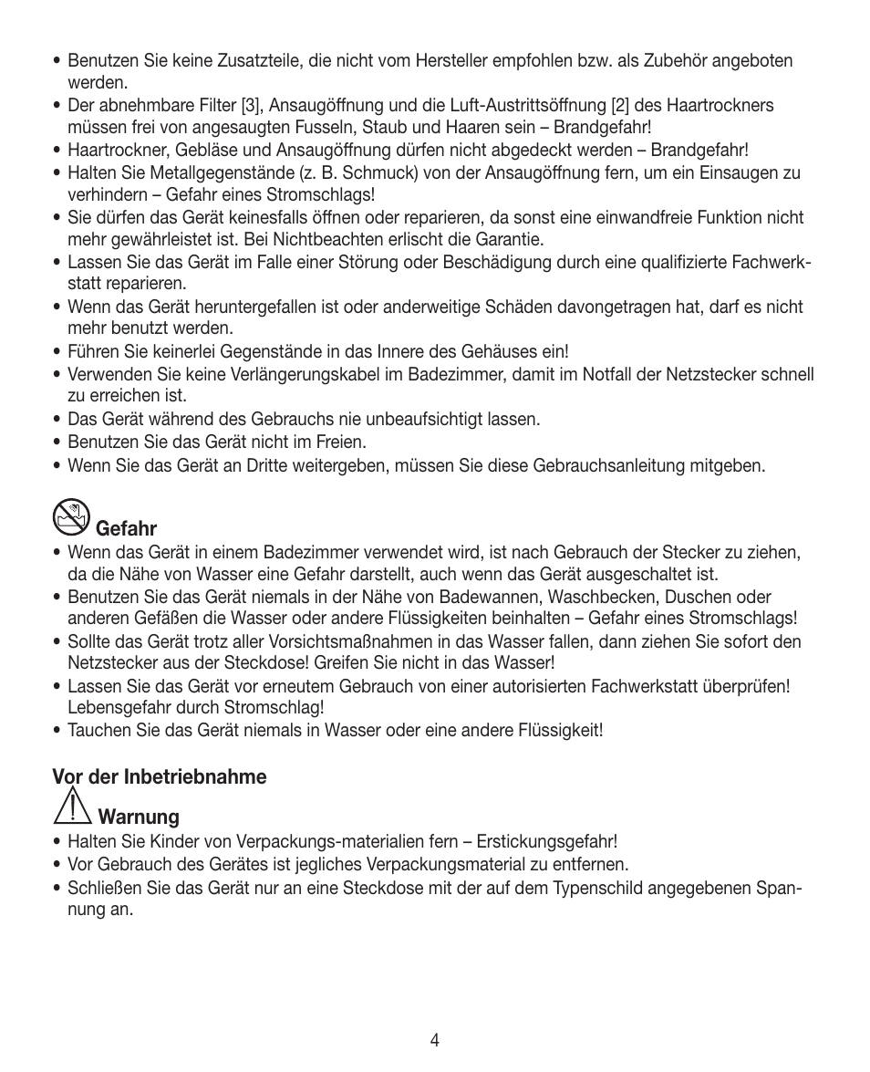 Beurer HDE 30 User Manual | Page 4 / 84