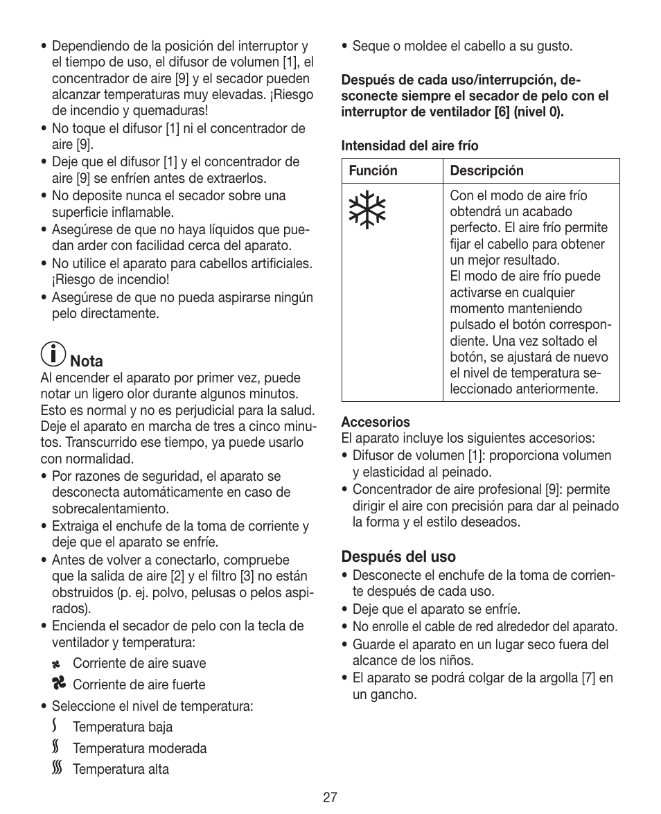 Beurer HDE 40 User Manual | Page 27 / 80