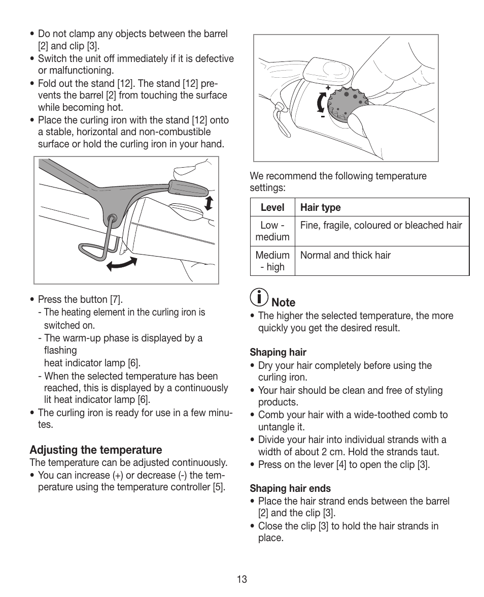 Beurer HTE 30 User Manual | Page 13 / 80