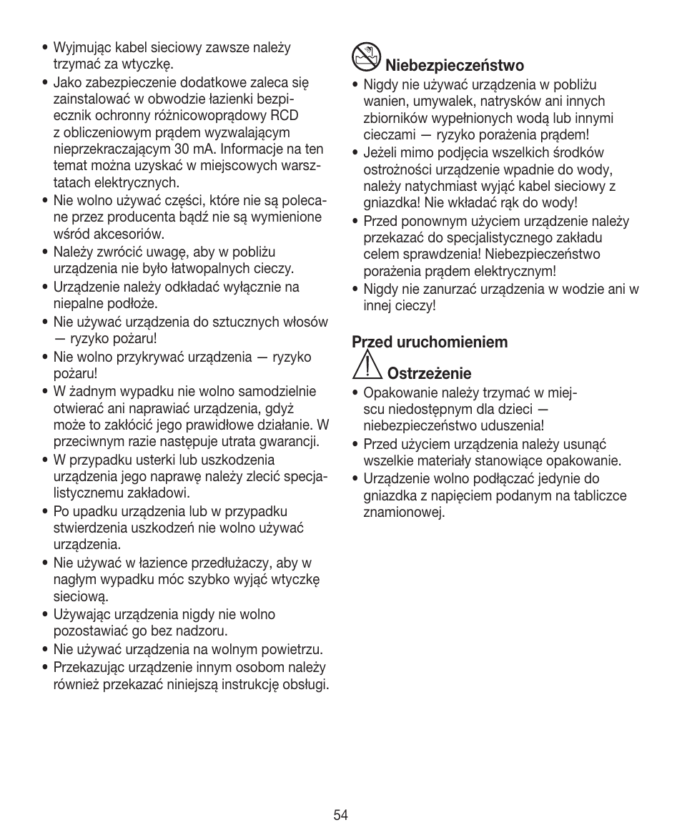 Beurer HTE 30 User Manual | Page 54 / 80