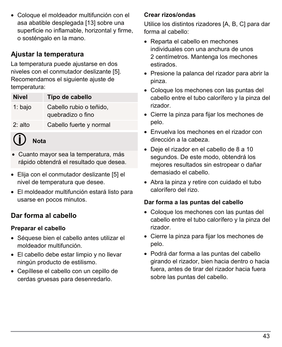 Beurer HTE 50 User Manual | Page 43 / 132
