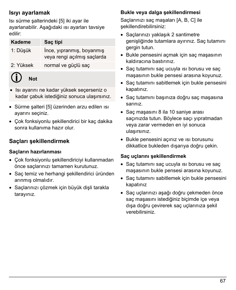 Beurer HTE 50 User Manual | Page 67 / 132