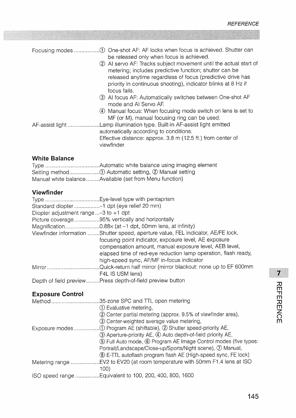 Canon EOS D30 User Manual | Page 145 / 151