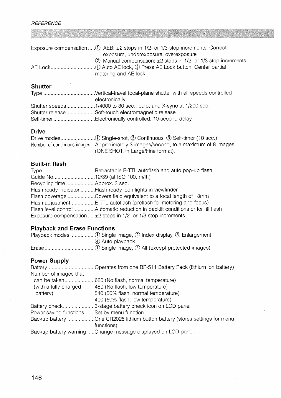 Canon EOS D30 User Manual | Page 146 / 151