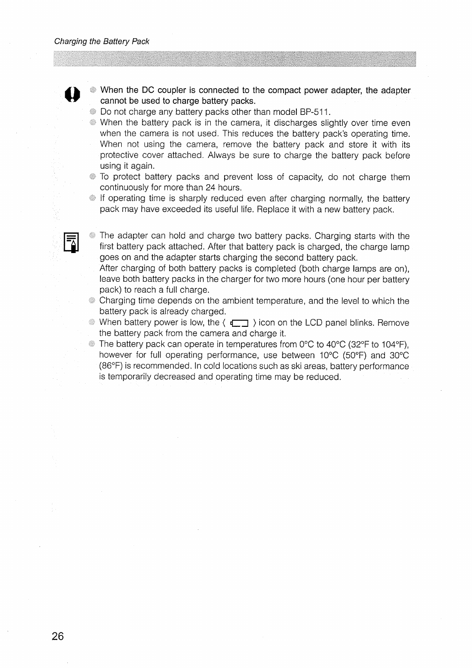 Canon EOS D30 User Manual | Page 26 / 151