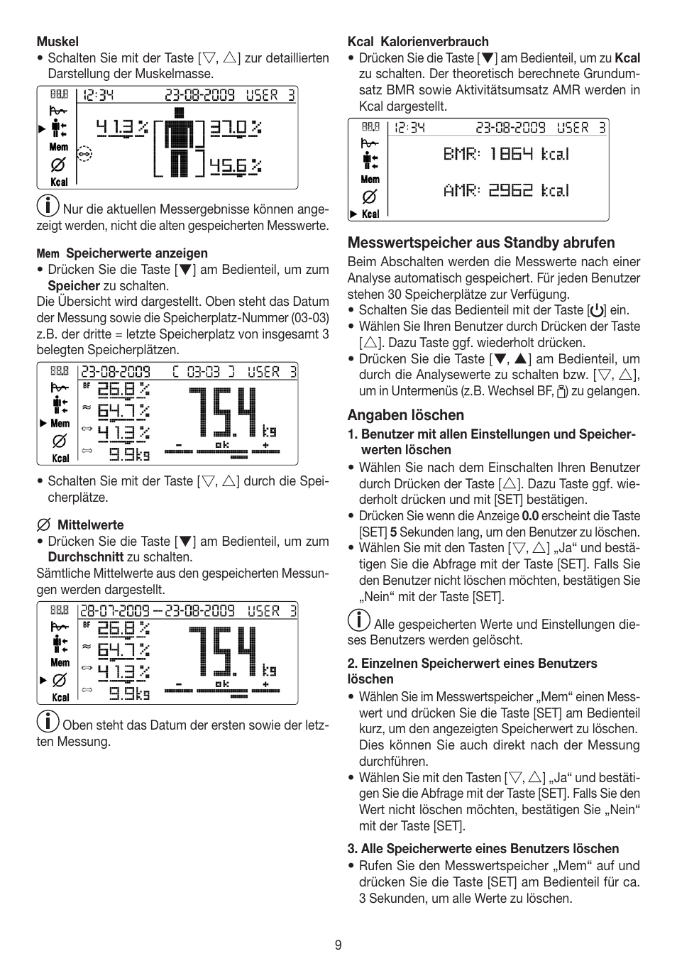 Beurer BF 100 User Manual | Page 9 / 100