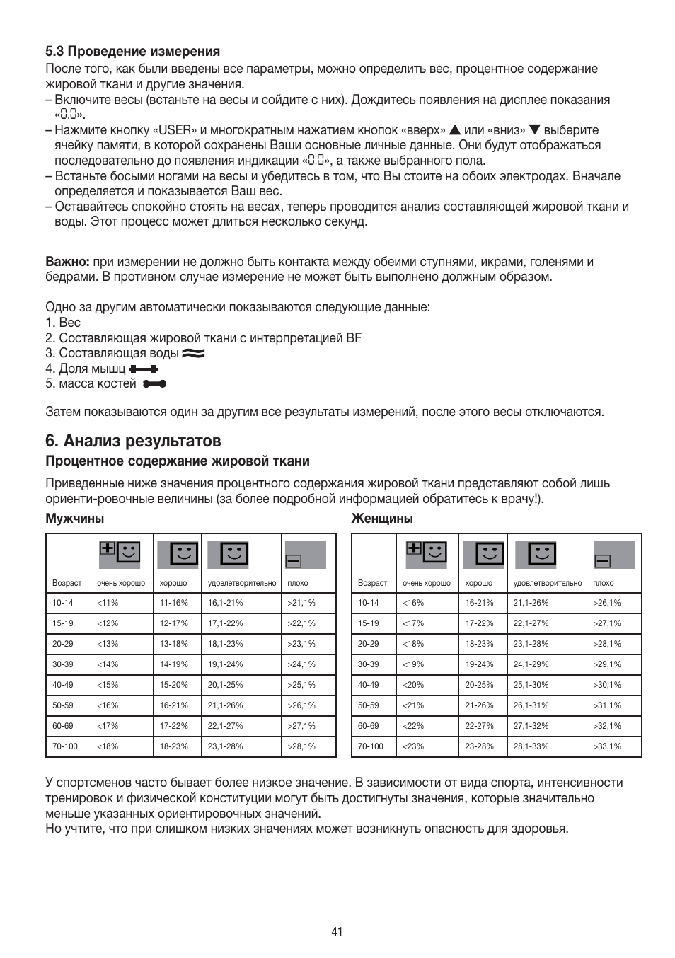 Beurer BF 18 User Manual | Page 41 / 52