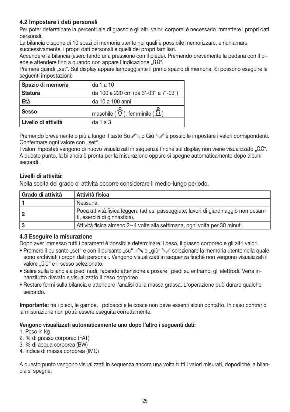 Beurer BF 300 User Manual | Page 25 / 44