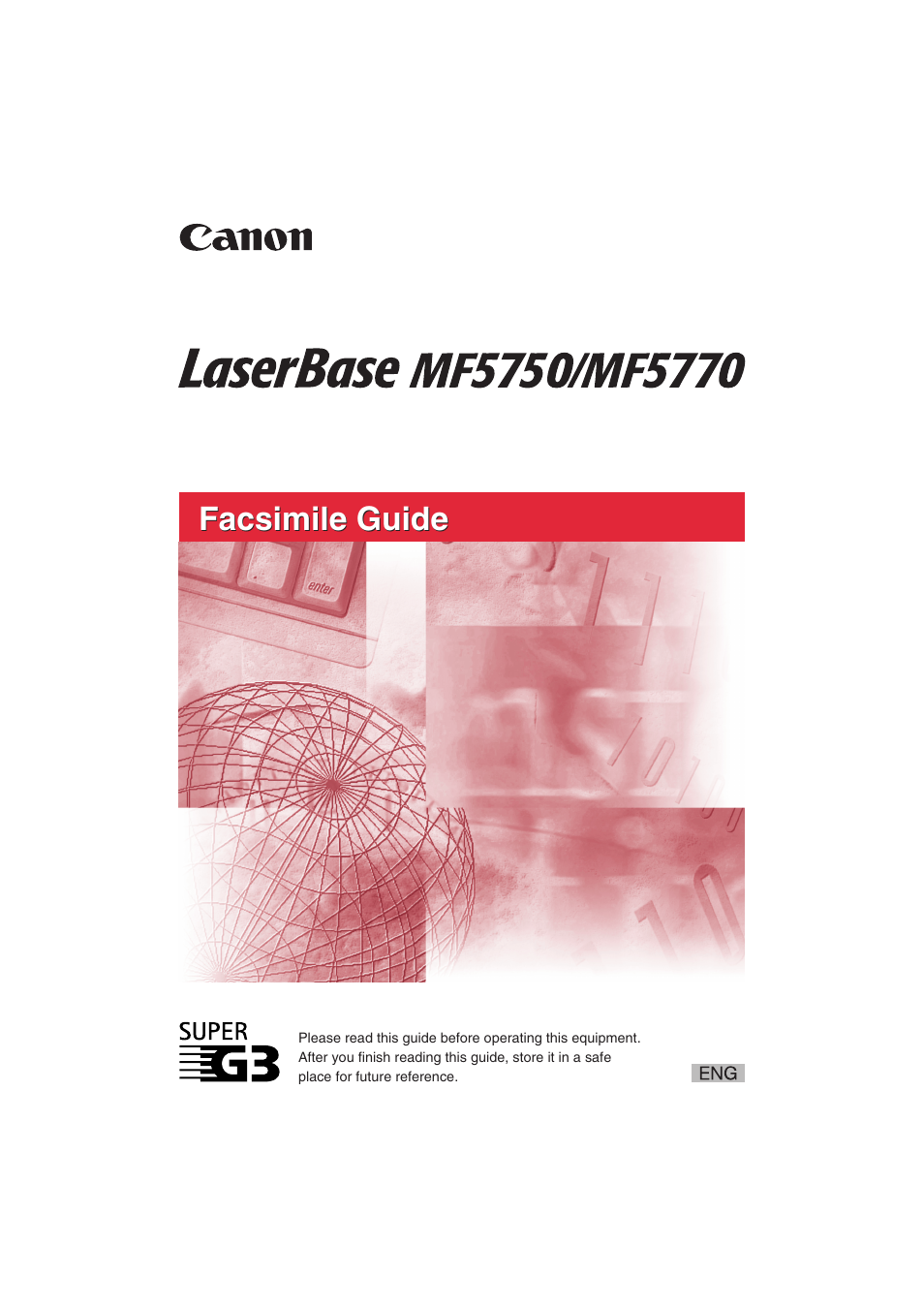 Canon MF5770 User Manual | 68 pages