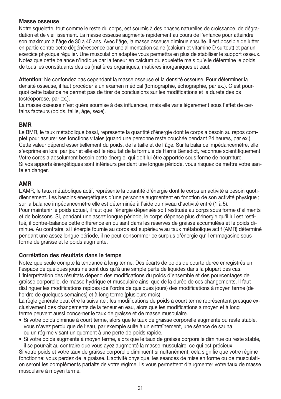 Beurer BF 54 User Manual | Page 21 / 60